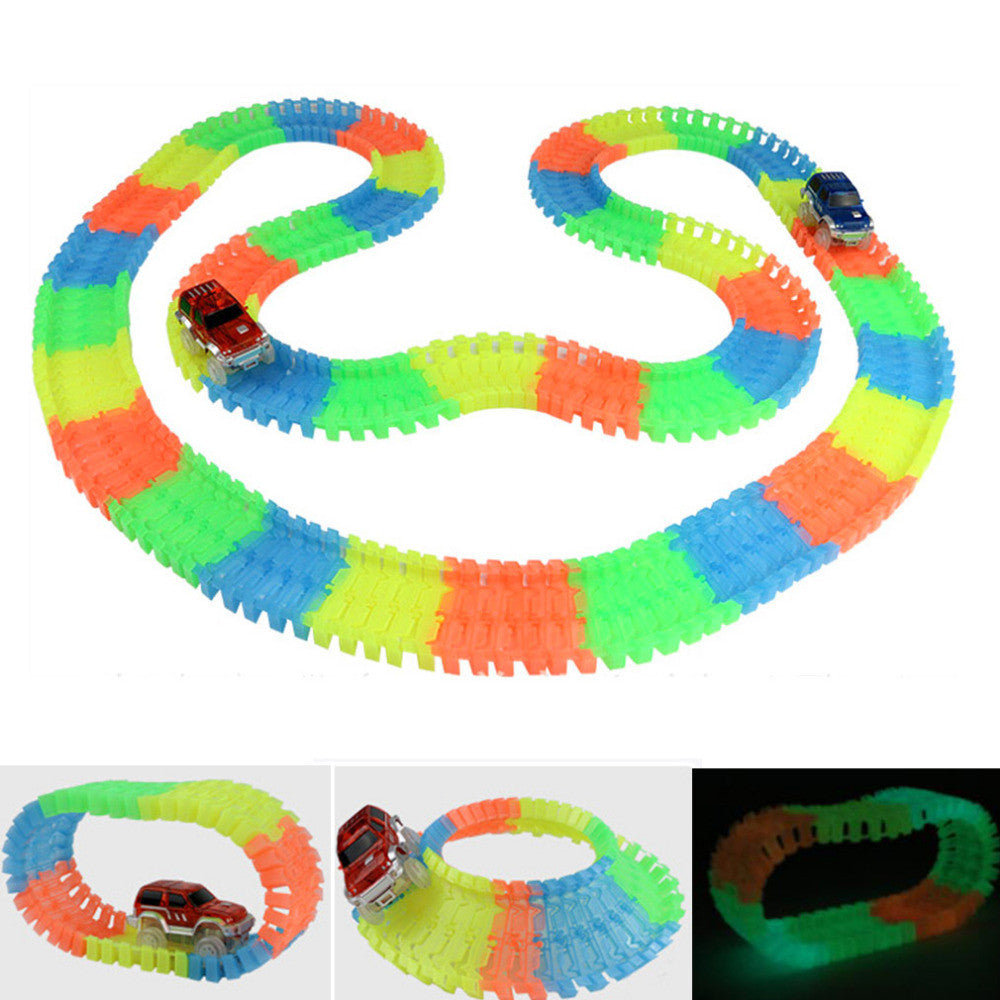 Glowing Racing Set for Kids