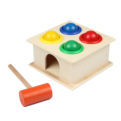 Wooden Hammer Ball Box Early Learning Toys