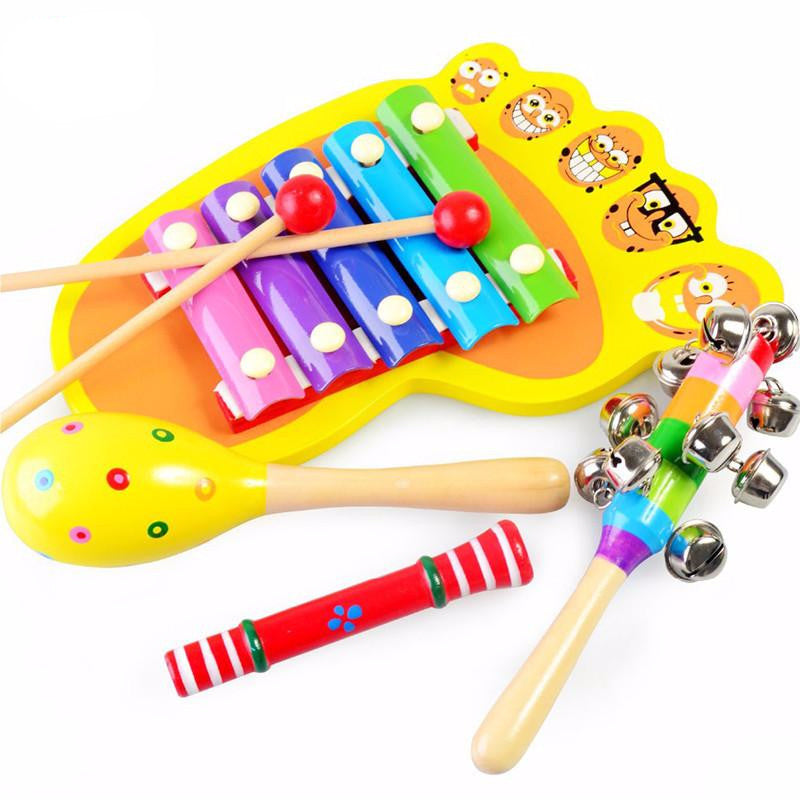 Musical Instruments Colorful Music Education Wooden