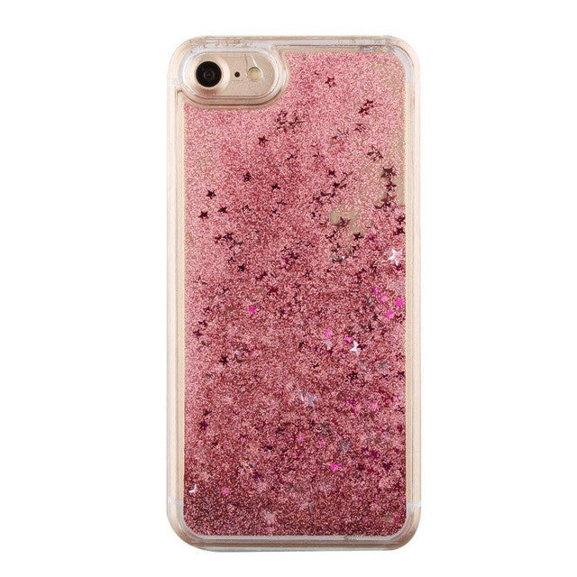 Best selling Dynamic Glitter Stars Liquid Case For iPhone 5 5S SE 6 6S 7 Plus And Samsung Galaxy S6 S7 Edge A3 A5 2016 2015 J3 J5