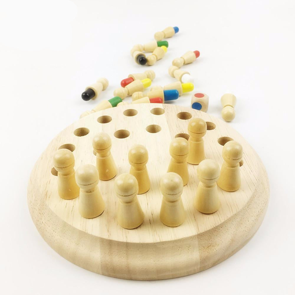 Wooden Memory Chess - Montessori - Waldorf
