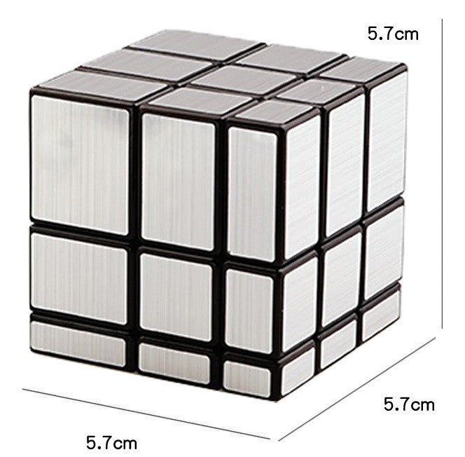 3 x 3 Mirror Cube Puzzle, Silver