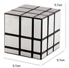 3 x 3 Mirror Cube Puzzle, Silver